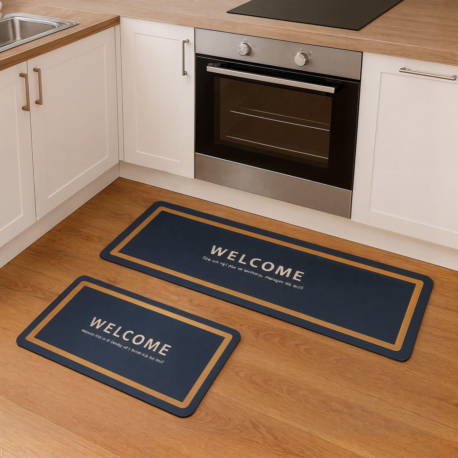 set 2 alfombra cocina limpia pies cocina super absorbente-6