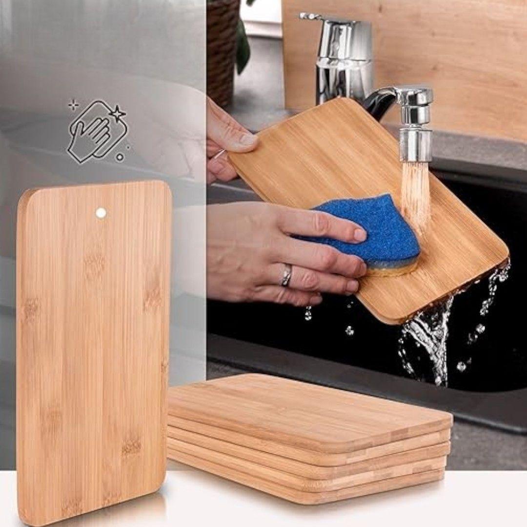 tablas de picoteo set 4 tablas cortar tabla cortar bambu-6