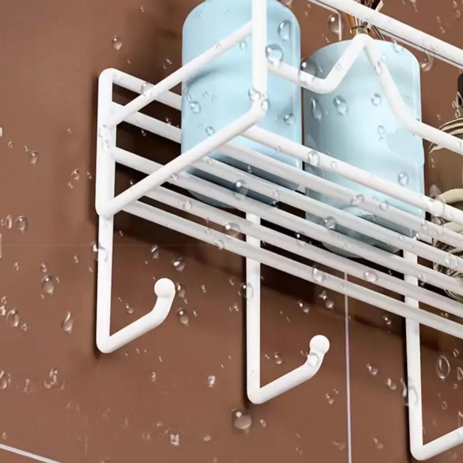 Organizador ducha cocina repisa ducha accesorios para baño chico-3