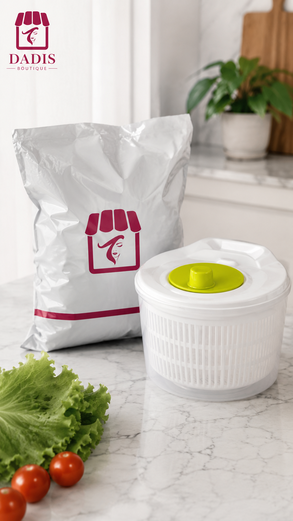 Centrifuga De Verduras Secador De Lechuga Secador 3lts-7
