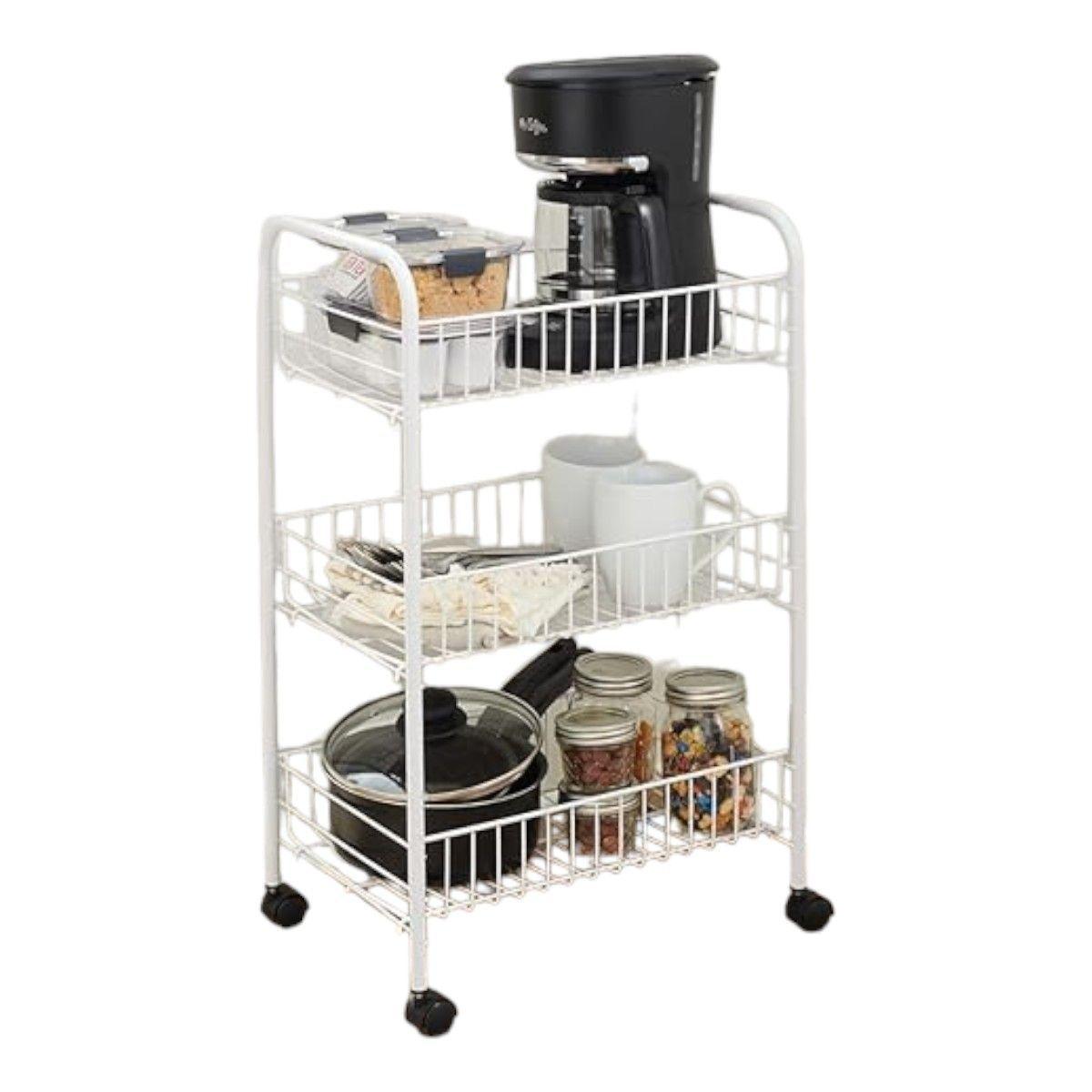 Carro organizador frutero 3 niveles estante verdulero con ruedas-2