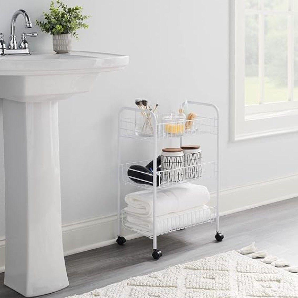 Carro organizador frutero 3 niveles estante verdulero con ruedas-5