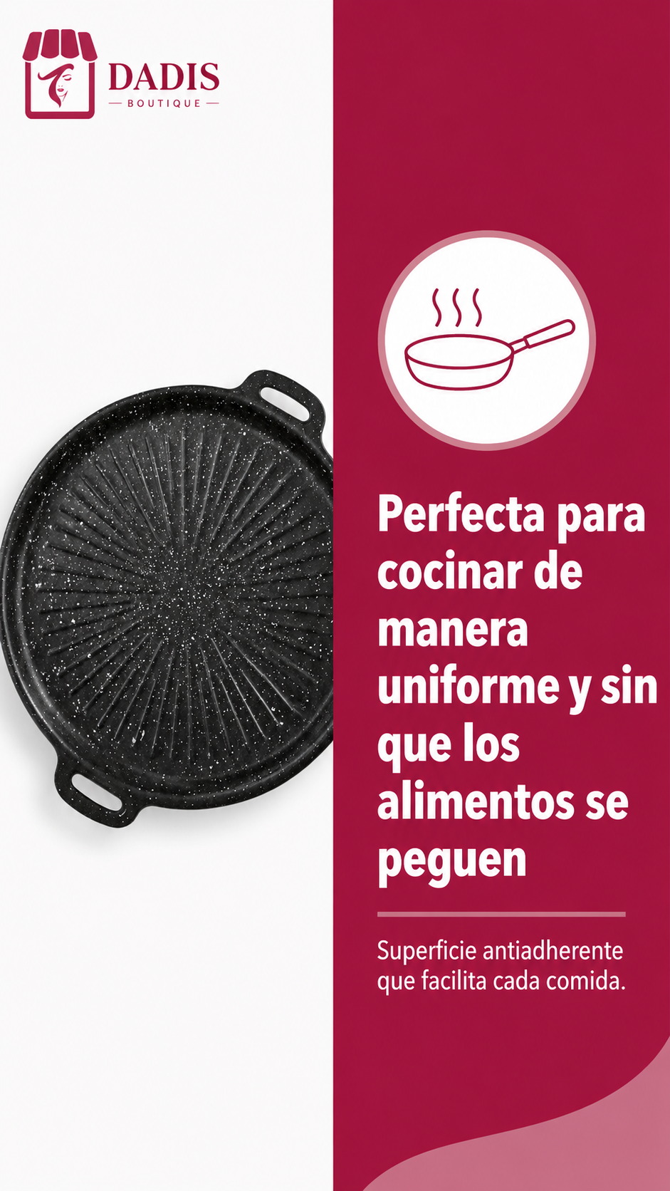 Plancha Antiadherente Sarten Budare Sartenes Hierro-5