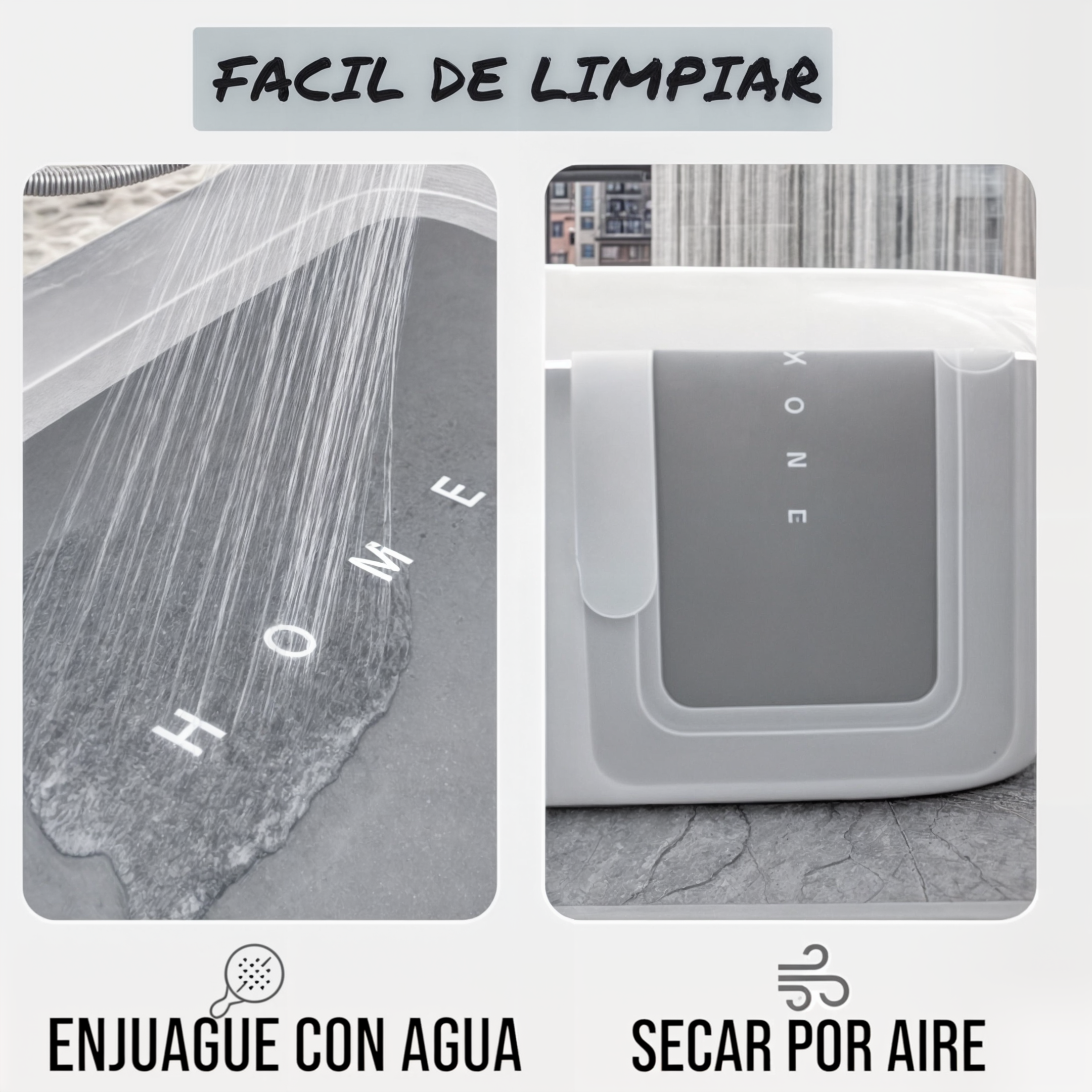 Alfombras para baño bajada de baño super absorbente 118X39-3