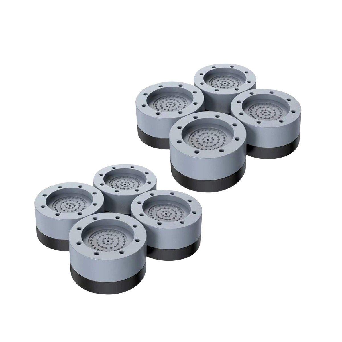 2 pack 4 Almohadilla soporte Antivibración Antideslizante Lavadora -0