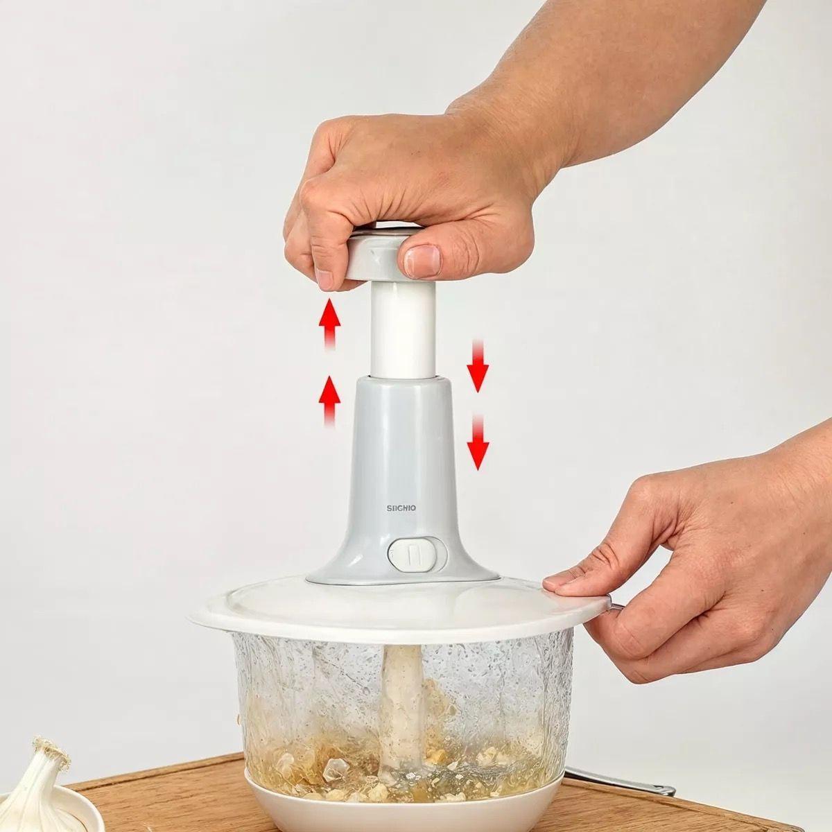 PICADOR DE VERDURAS MANUAL CORTADOR DE CEBOLLA 2 LITROS-4