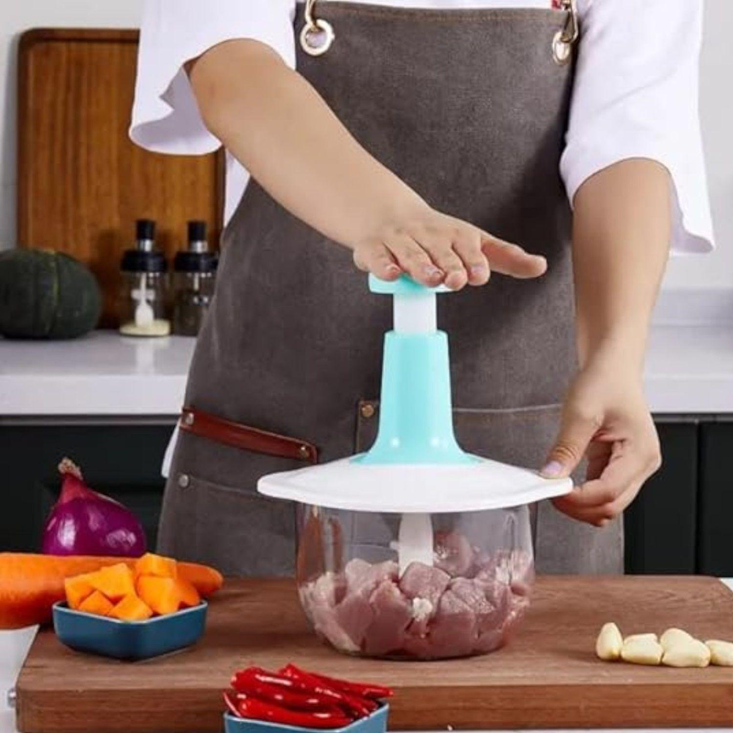 PICADOR DE VERDURAS MANUAL CORTADOR DE CEBOLLA 2 LITROS-6