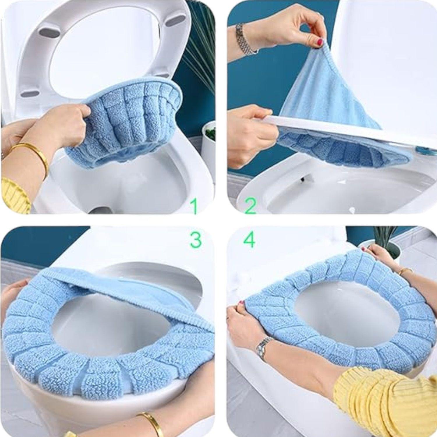 pack x2 funda asiento WC funda cálida tapa- WC universal-7