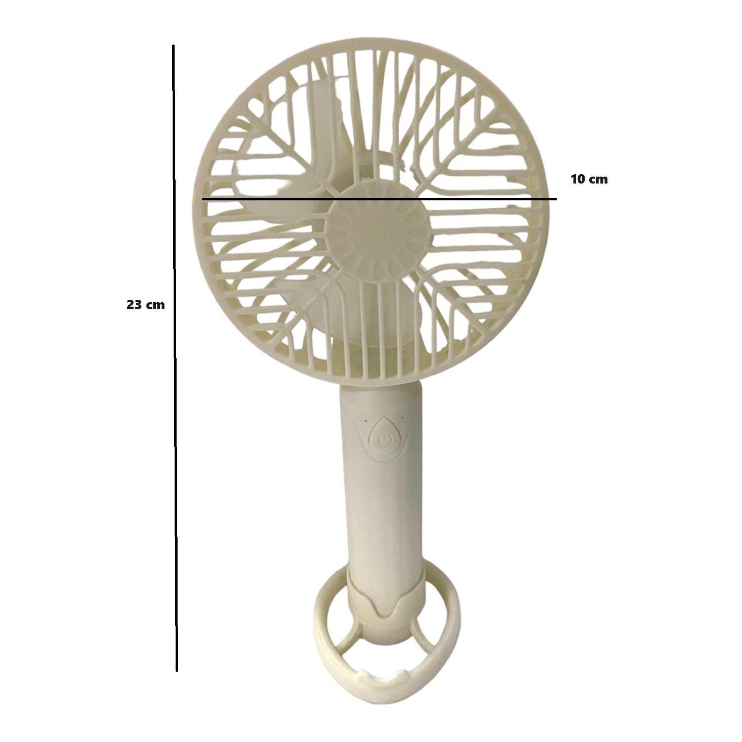 Mini ventilador USB de mano ventilador pequeño portátil y soporte 582-1