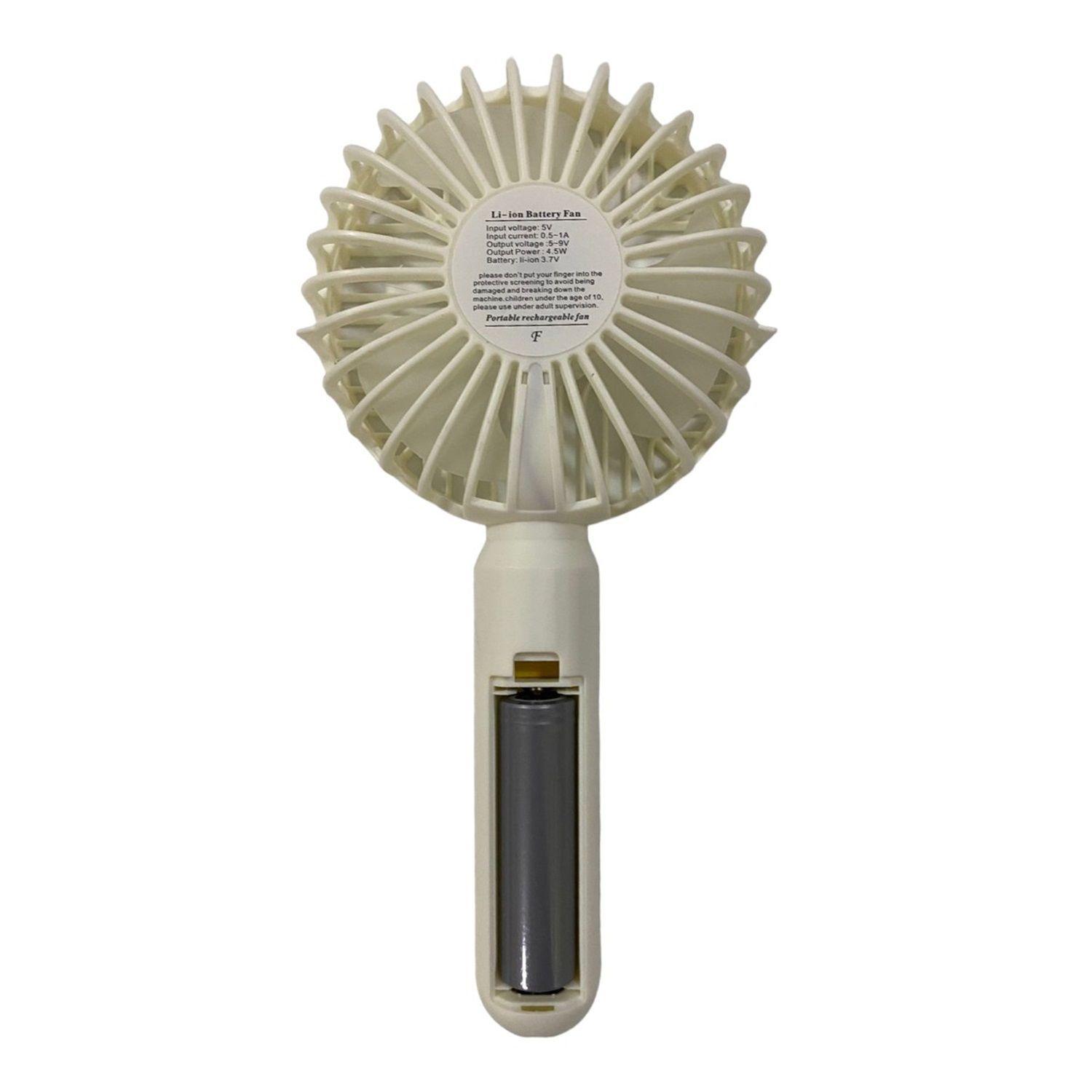 Mini ventilador USB de mano ventilador pequeño portátil y soporte 582-5