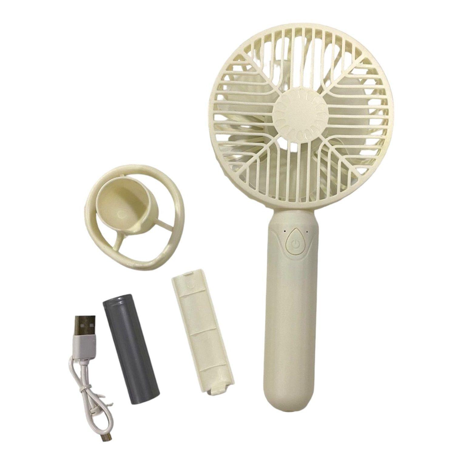 Mini ventilador USB de mano ventilador pequeño portátil y soporte 582-6
