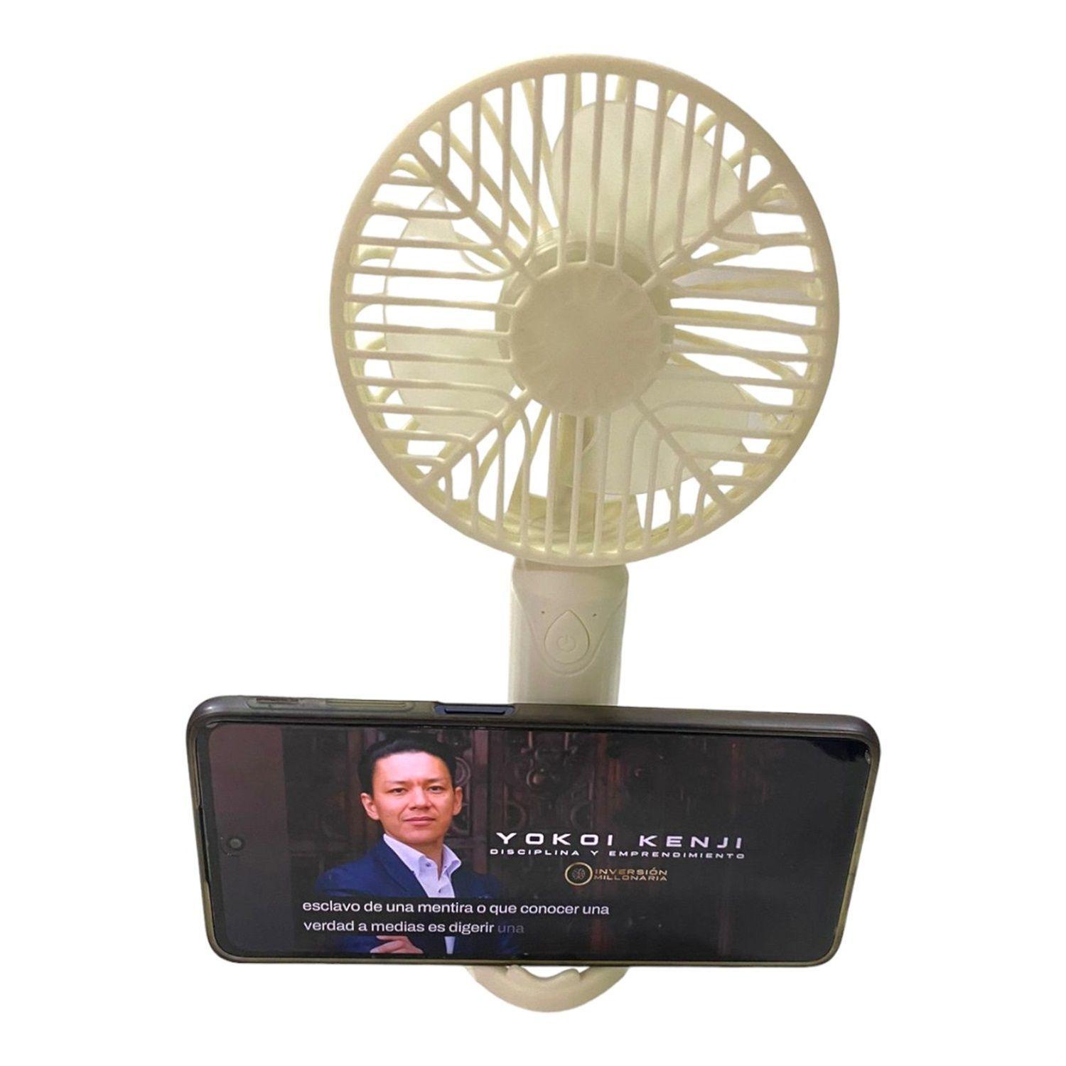 Mini ventilador USB de mano ventilador pequeño portátil y soporte 582-7