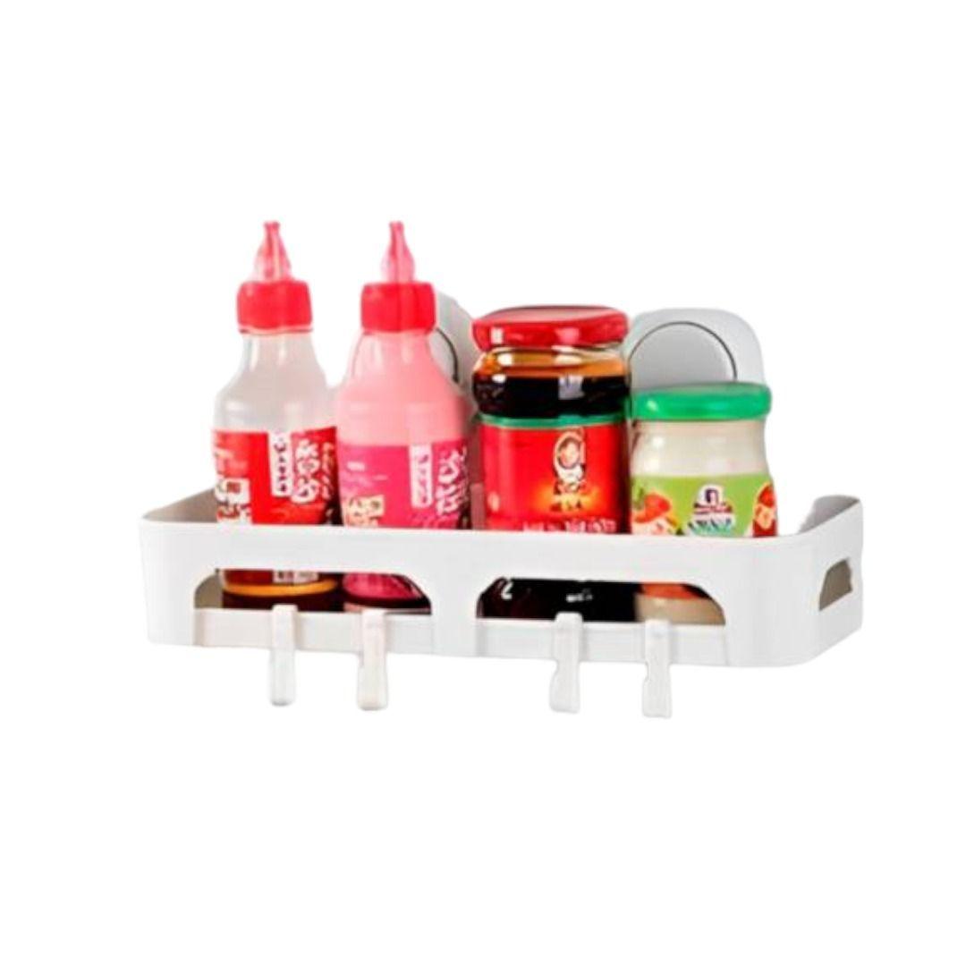 Organizador ducha esquinero ducha repisa cocina de succión-0