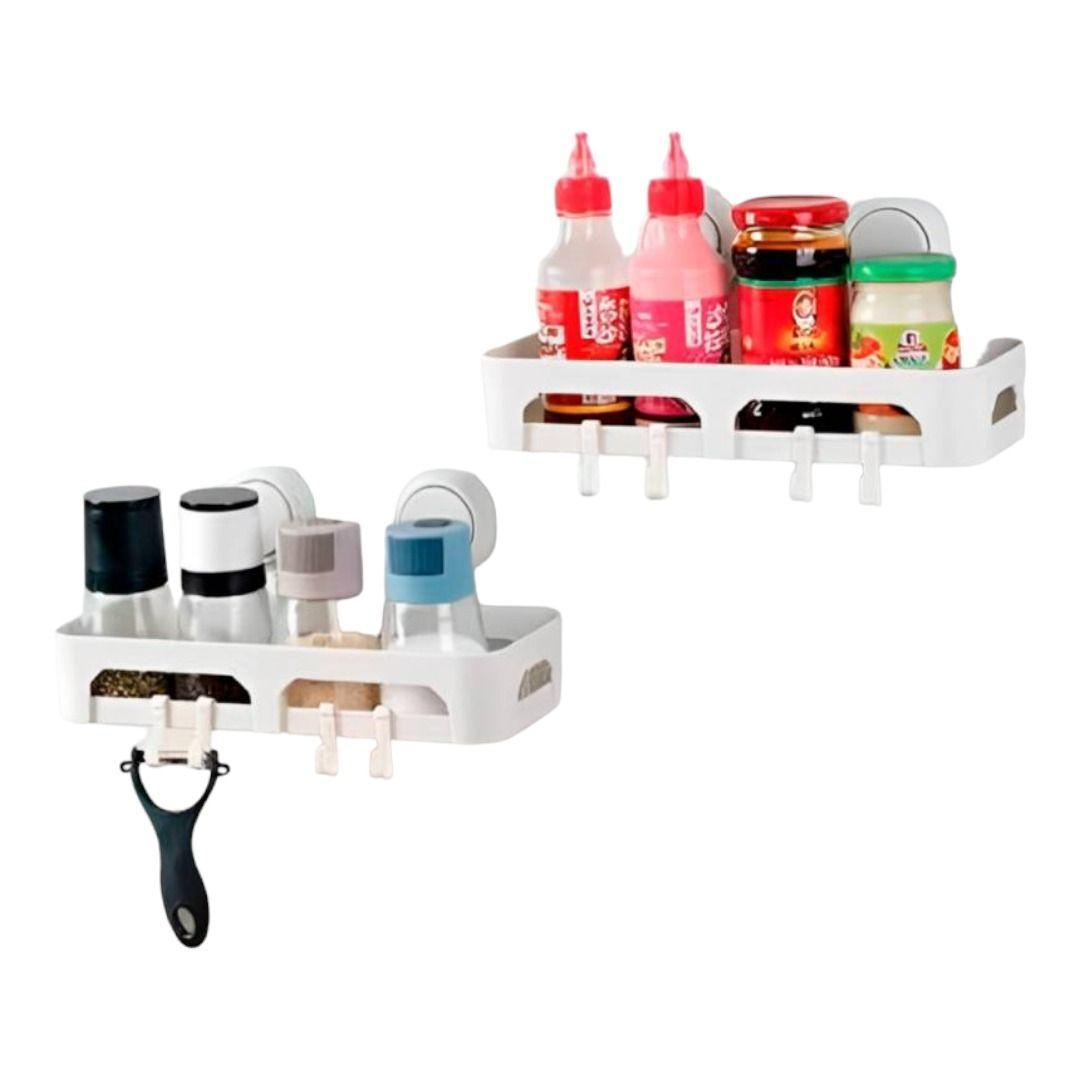 Organizador ducha esquinero ducha repisa cocina de succión-2