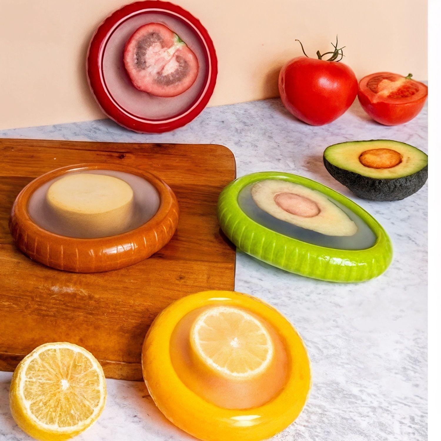 contenedor alimento contenedores herméticos refrigerador LIMON-2