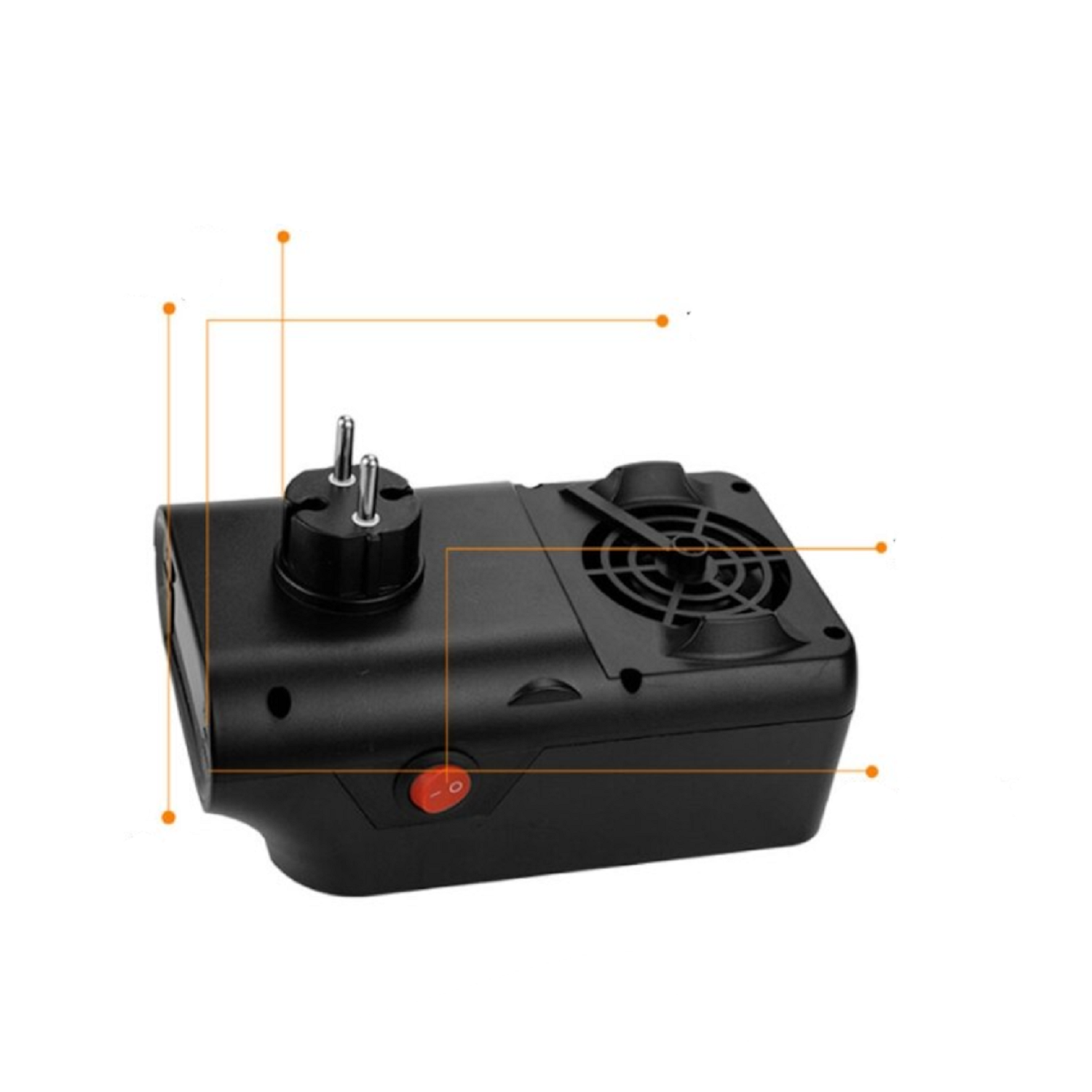 Calentador eléctrico bajo consumo calefactor de pared-2