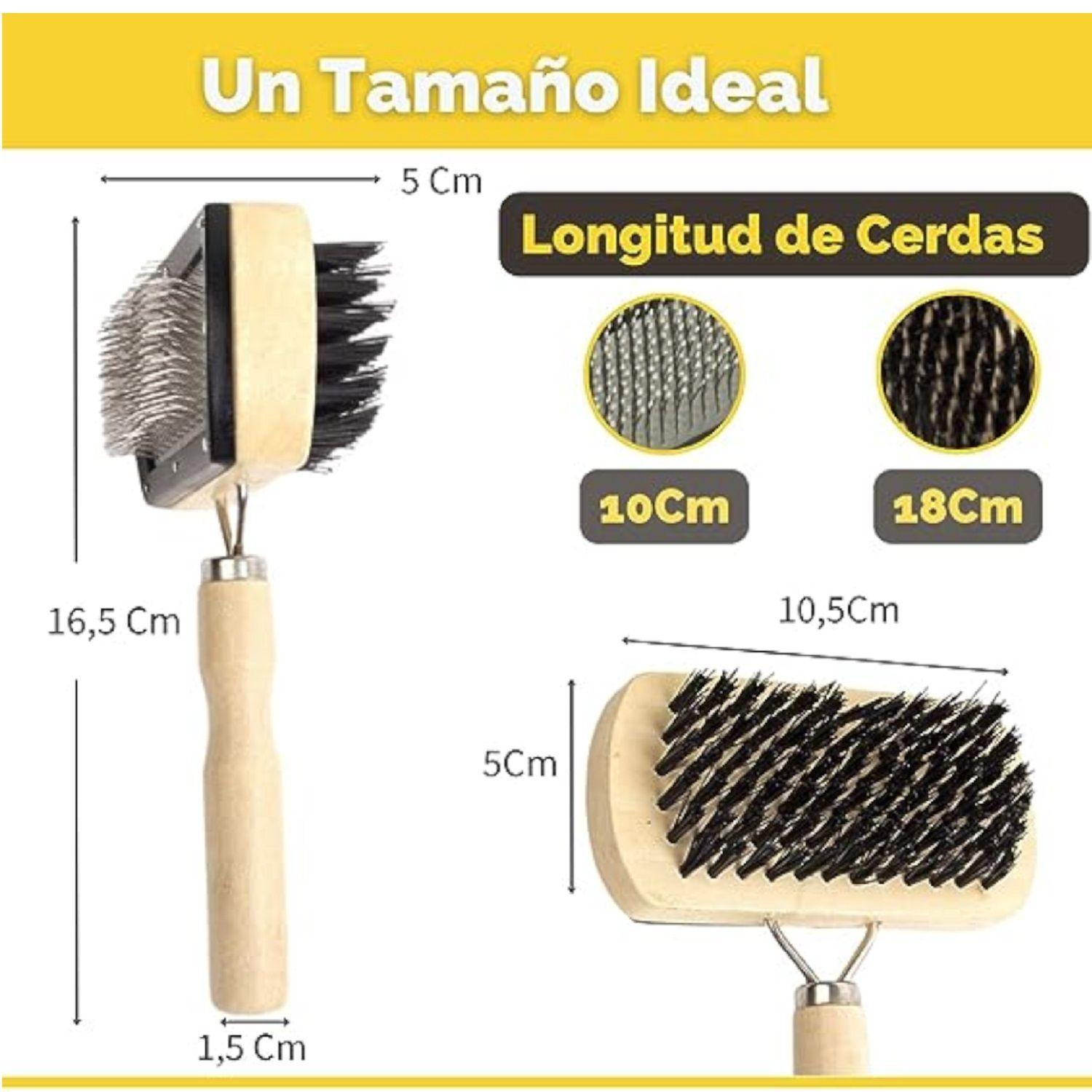 Peine para perros cepillo para perros cerdas metal-1
