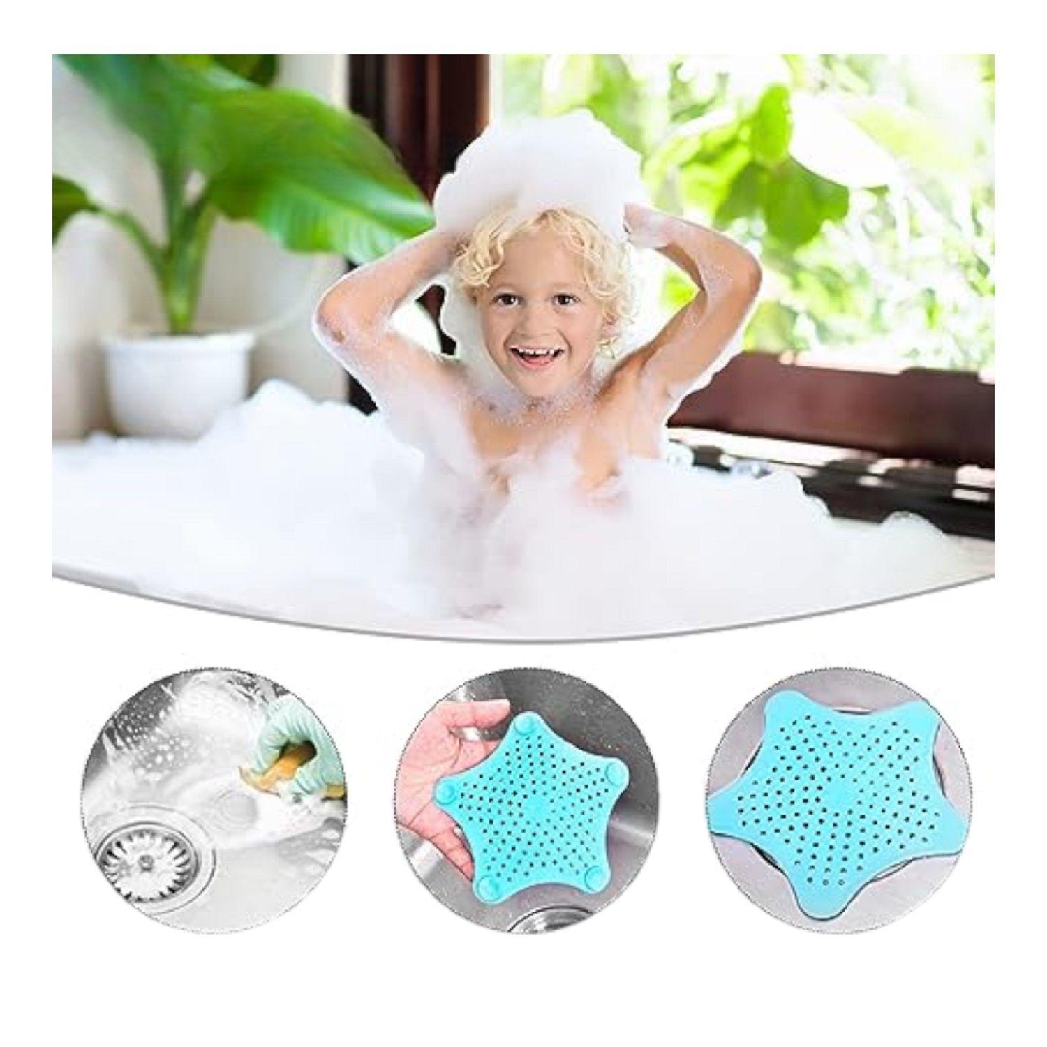 Set 4 filtro desagüe ducha tapón desagüe lavaplatos filtro fregadero  ESTRELLA-7