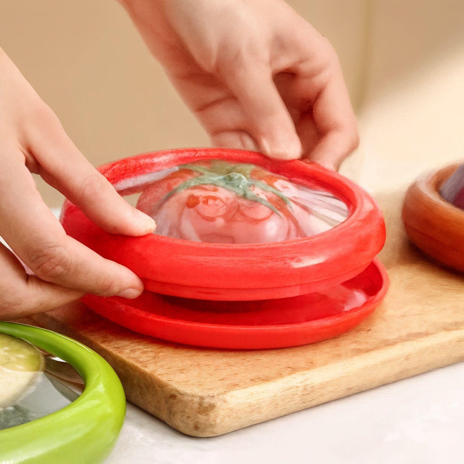 contenedor alimento contenedores herméticos refrigerador TOMATE-4