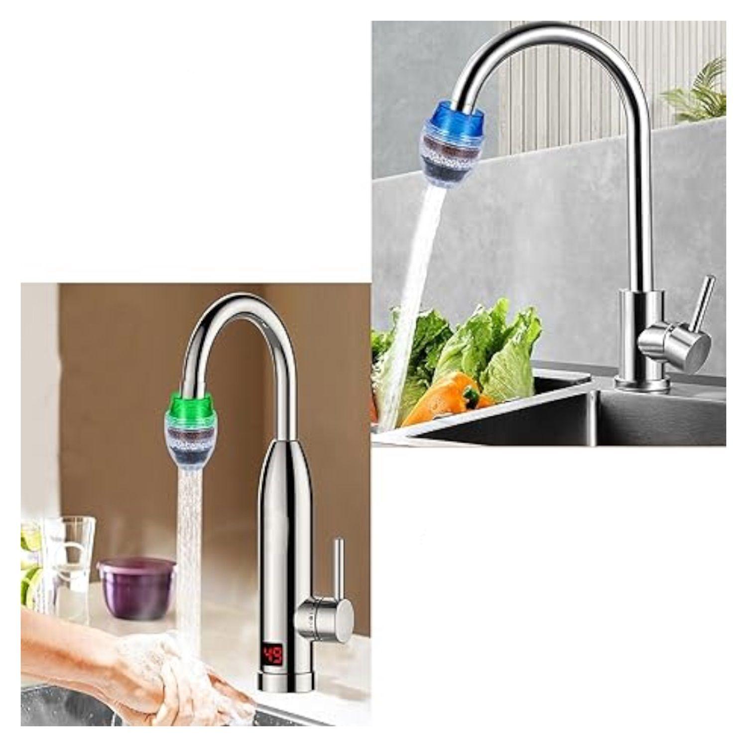 2 filtro de agua para llave filtro anti sarro grifo purificador sencillo-3