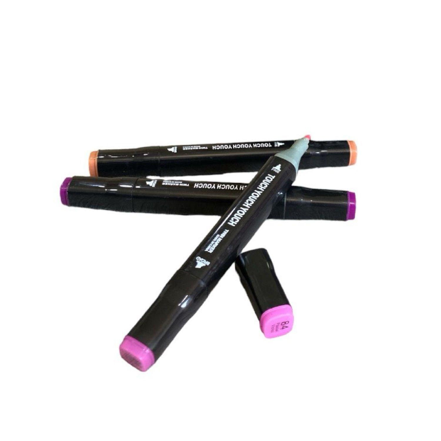 48 plumones para pintar lapices de colores marcadores doble-3