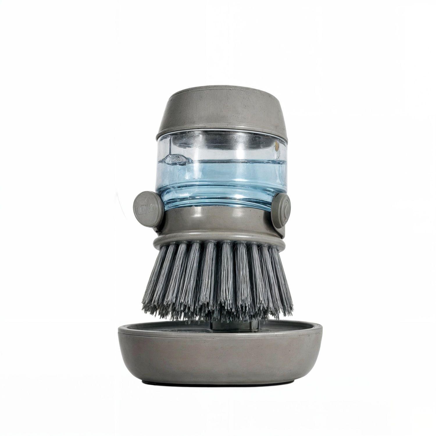 CEPILLO DISPENSADOR DE JABON LIQUIDO CEPILLO LIMPIEZA MULTIUSO-0