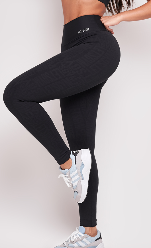 Calza Deportiva Matrix Letsgym Logomania -0