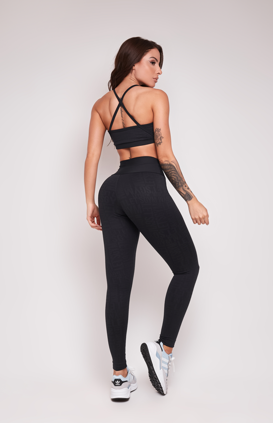 Calza Deportiva Matrix Letsgym Logomania -3