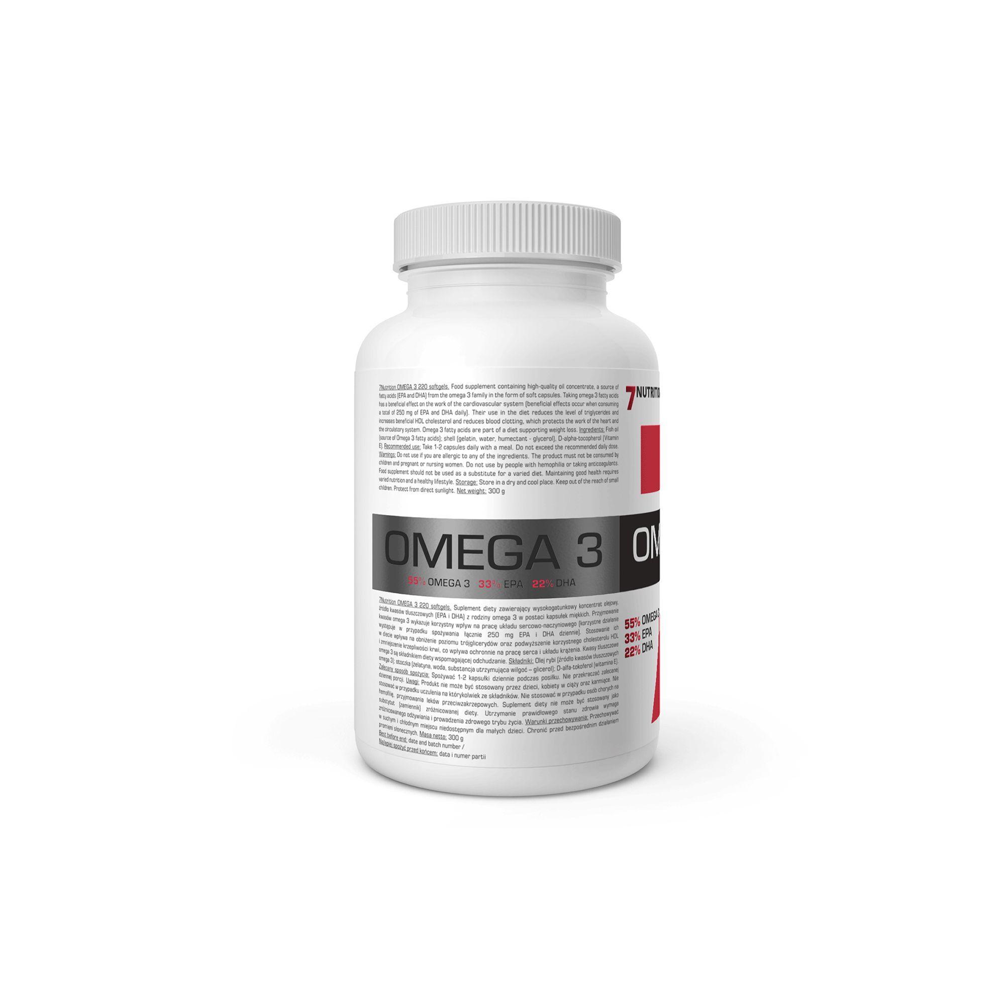 Omega 3 (220 Capsulas) - 7Nutrition-1
