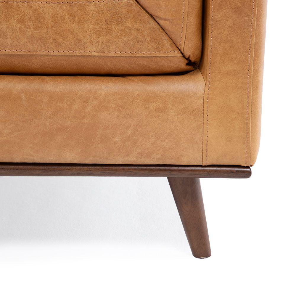 Sofa de Cuero 3c Neel Camel-6