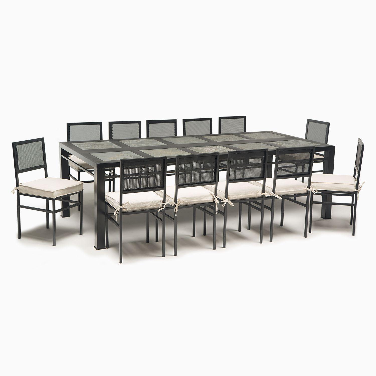 Comedor de terraza 2.60x1.20 para 12 personas-0