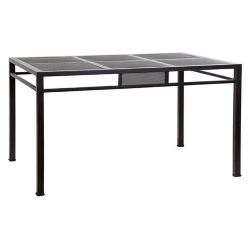 Comedor 6 cuadros mallas 6 sillas 1.40x90x77-1