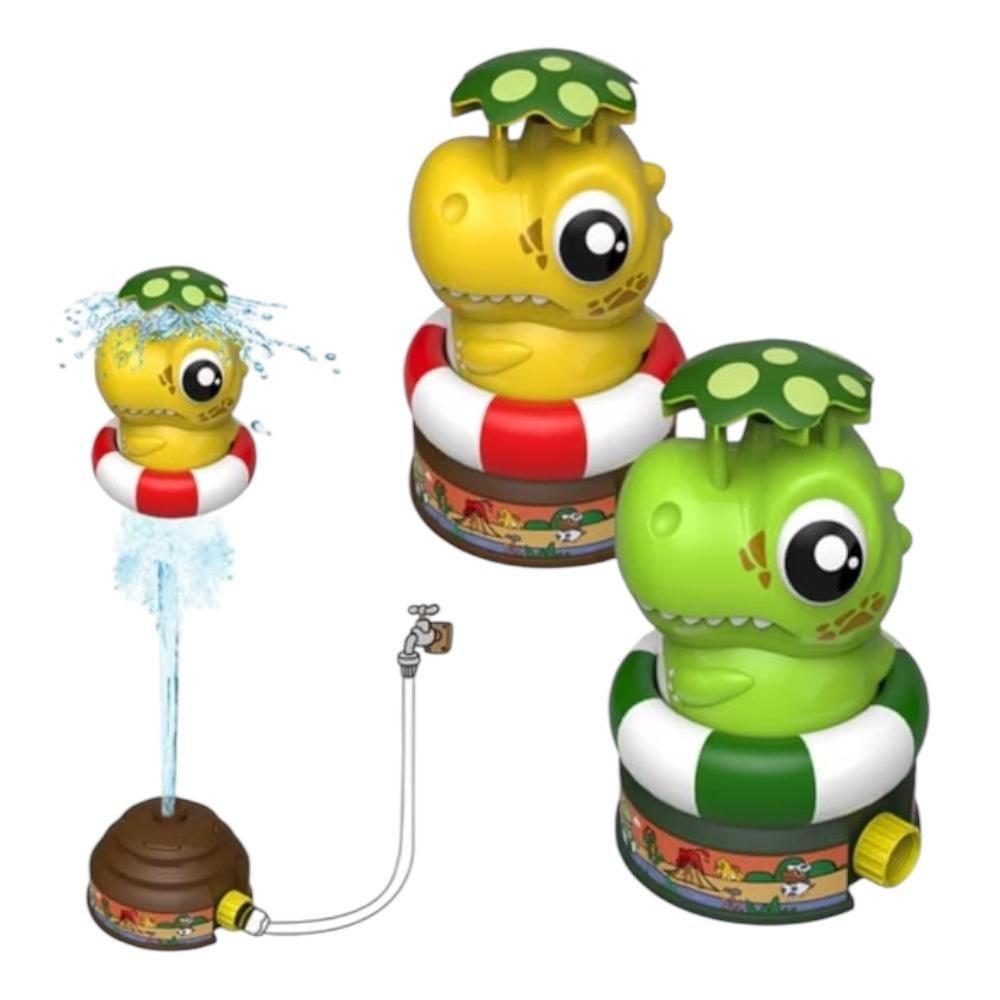 Juguete Rociador De Agua Dinosaurio Verano Giratorio 360° Niños-0