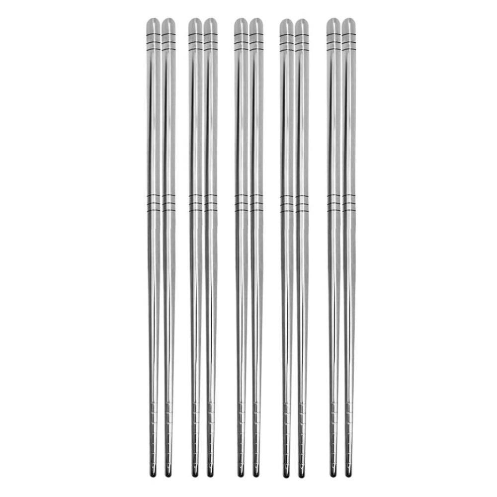 Palillos Chinos 5 Pares Reutilizables Sushi-2
