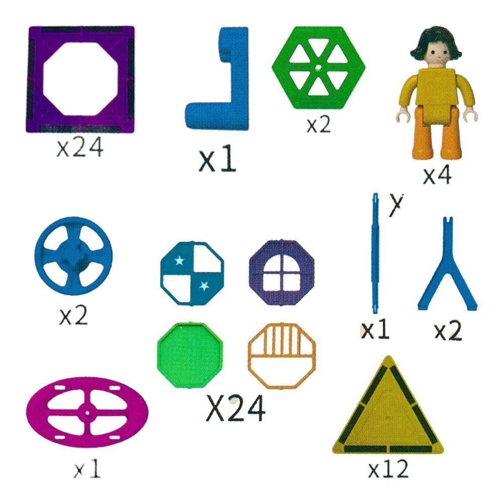 Juego Magnético Bloques De Construcción Didáctico 73 Pcs-2