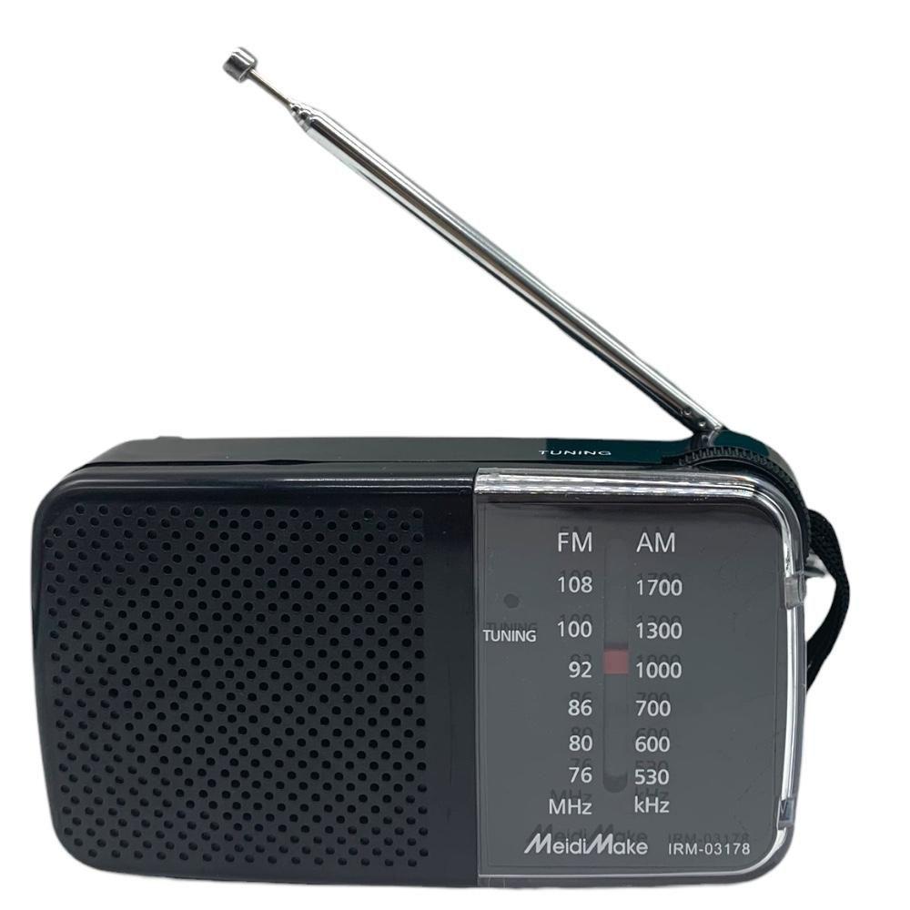 Mini Radio Portatil De Bolsillo AM/FM A Pilas -0