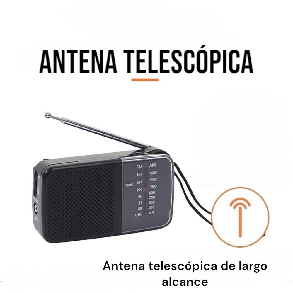 Mini Radio Portatil De Bolsillo AM/FM A Pilas -4