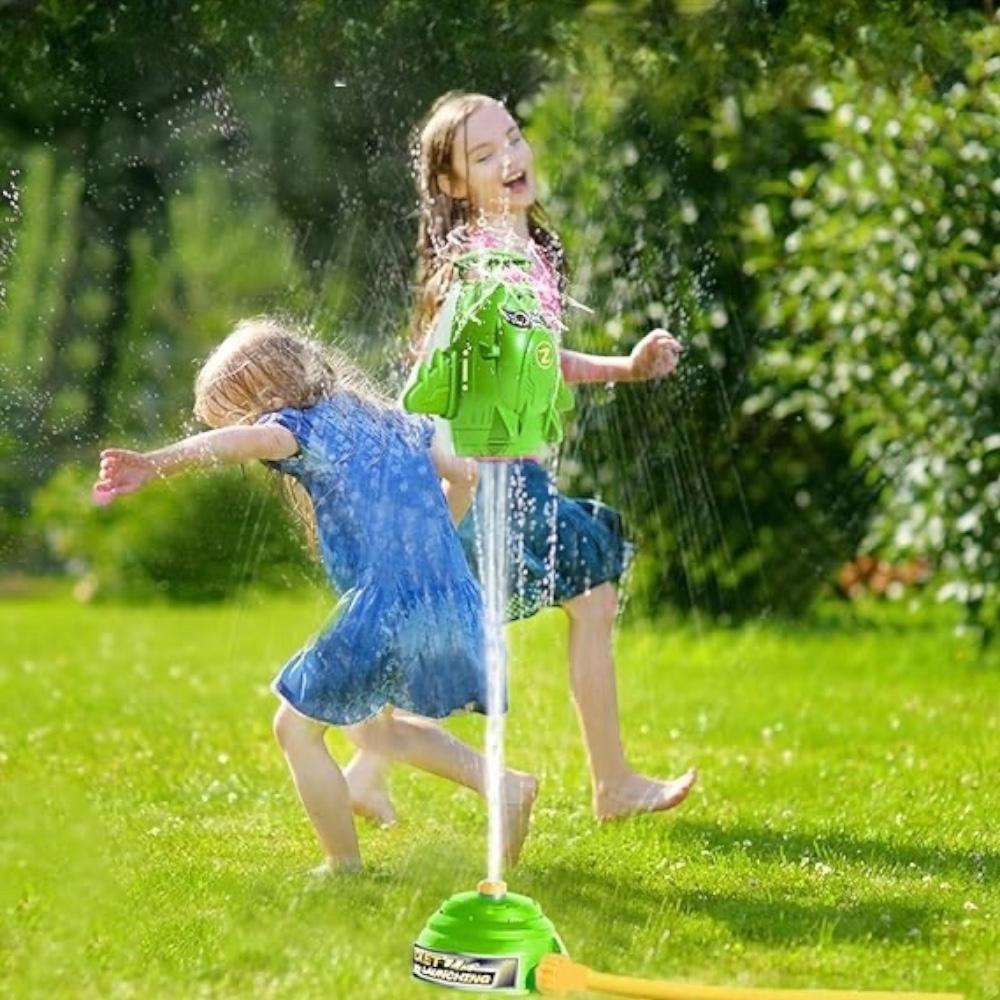 Juguete Rociador De Agua Aspersor Avión Verano Giratorio 360° Niños -4