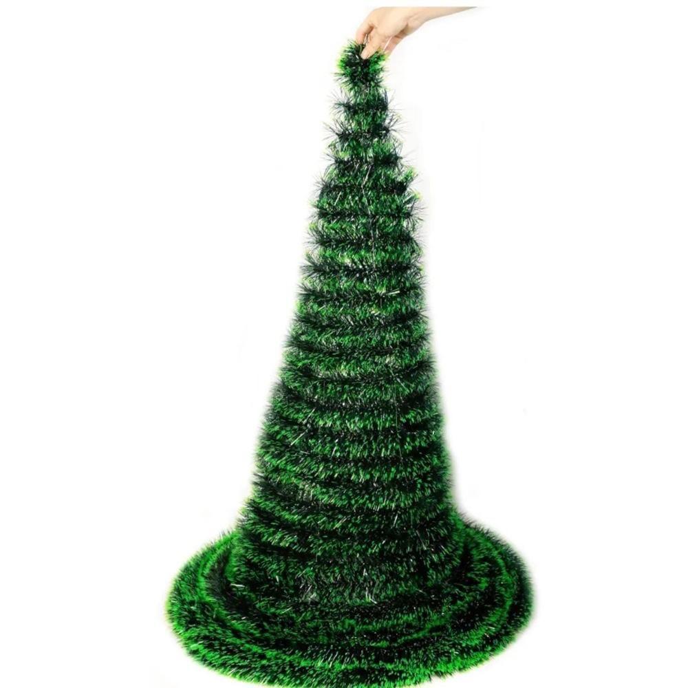Árbol De Navidad Plegable Espiral Verde 150 Cm -2