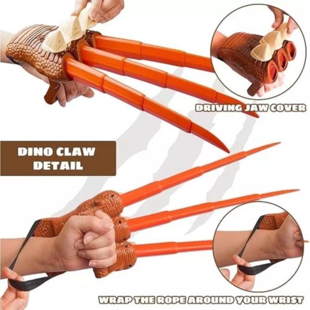 Juguete De Garra Dinosaurio Retráctil Realista-2