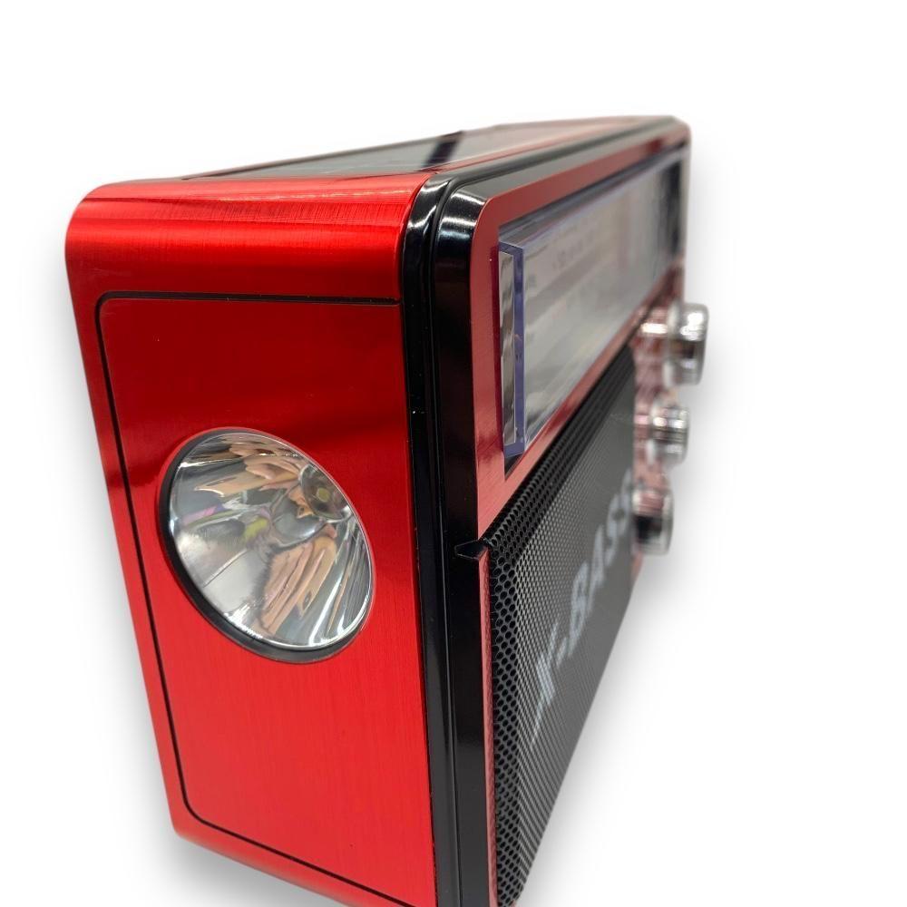Radio Linterna Portátil Solar Bluetooth Recargable Y A Pilas Retro Vintage -2
