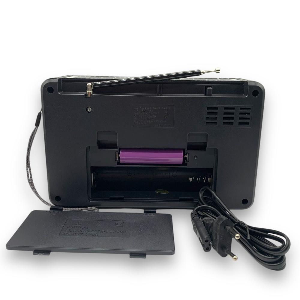 Radio Linterna Portátil Solar Bluetooth Recargable Y A Pilas Retro Vintage -4