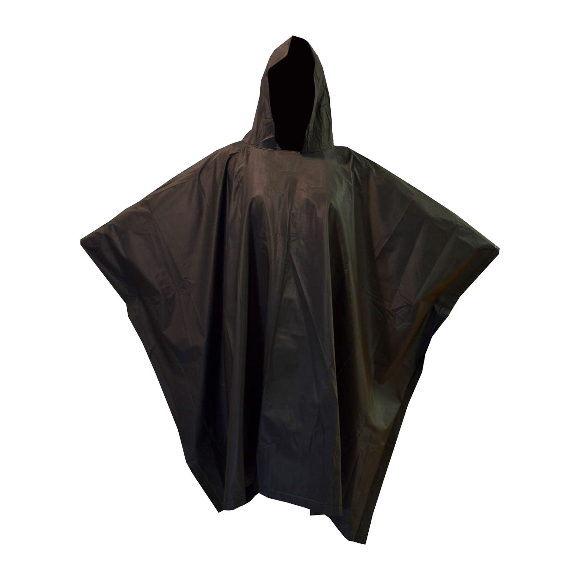 Poncho Capa Impermeable Grueso Con Capucha Para Lluvia-0