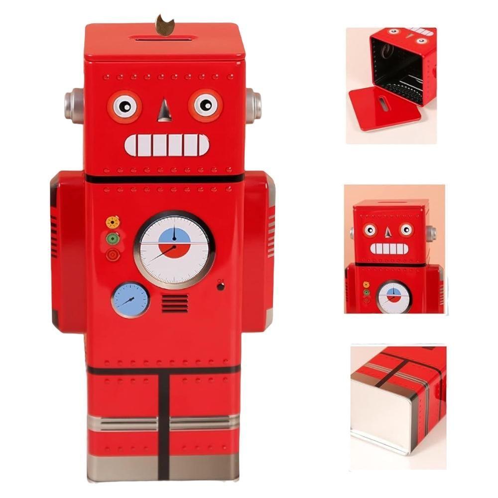 Alcancía Robot Metálica Para Niños-2