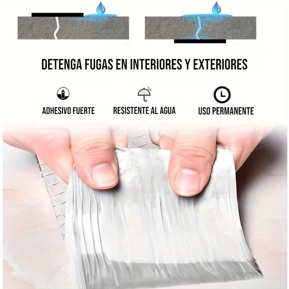 Cinta Tapagoteras Para Techo Adhesiva Impermeable 5 cm x 5 Metros-3