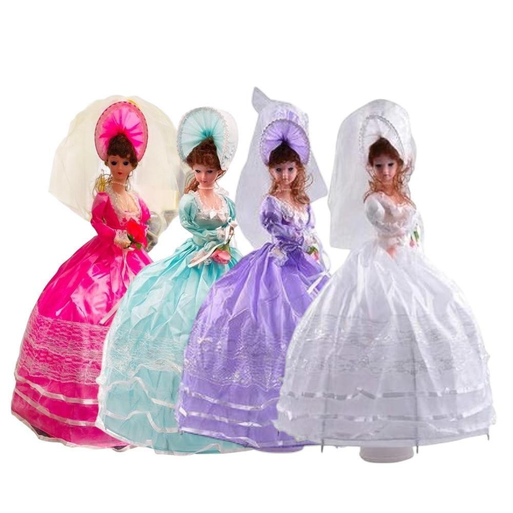 Muñeca Musical Giratoria Elegante 55 Cm Vintage-0