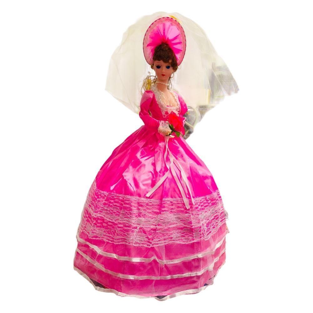 Muñeca Musical Giratoria Elegante 55 Cm Vintage-1
