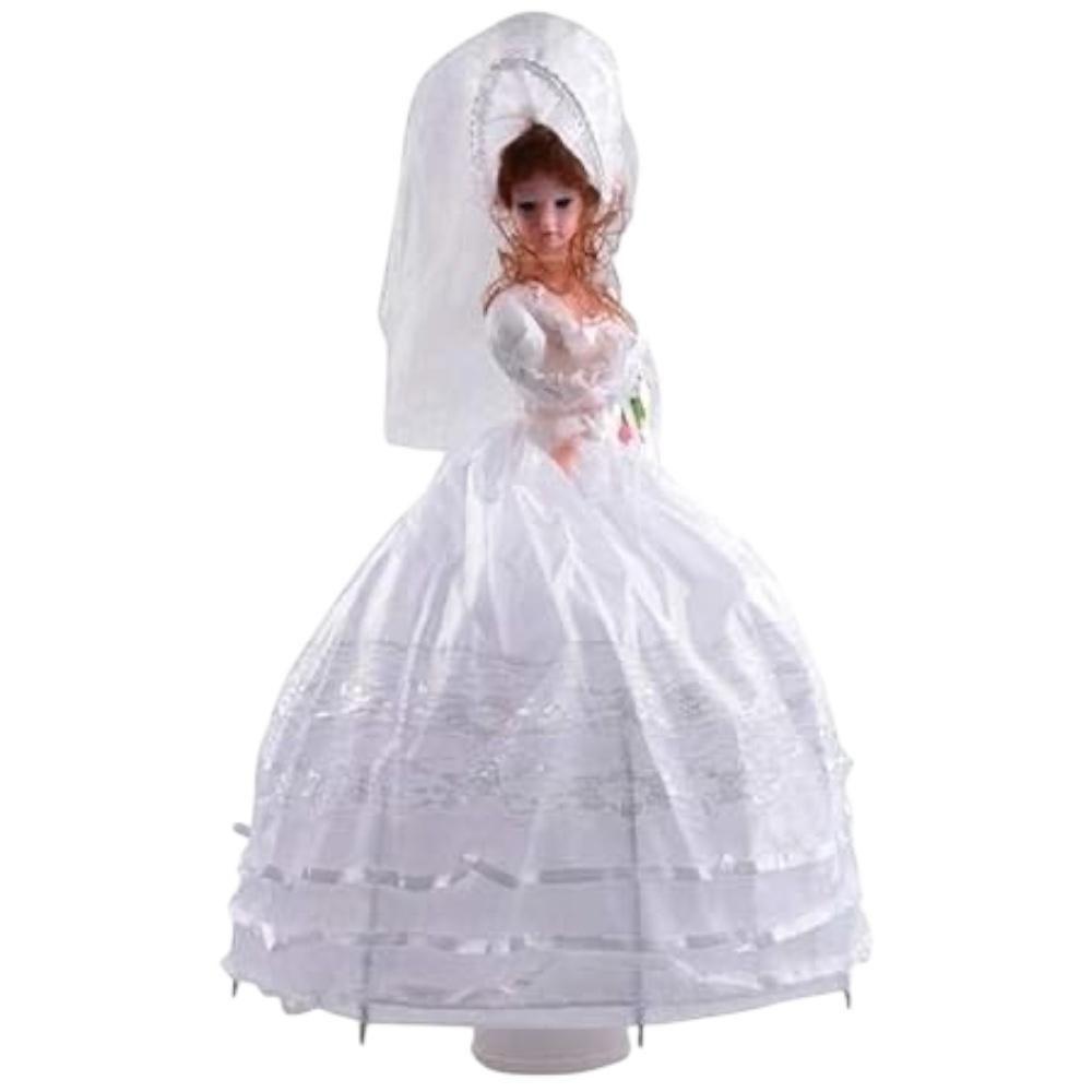 Muñeca Musical Giratoria Elegante 55 Cm Vintage-3