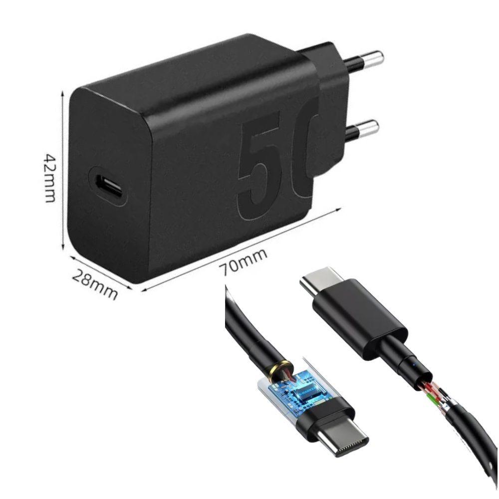 Cargador 120w Carga Rápida + Cable Tipo C A C-2