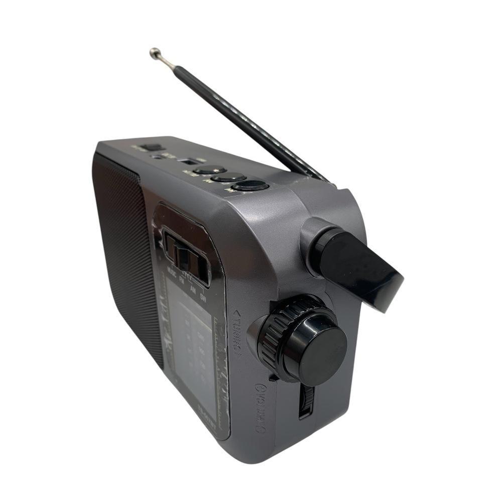 Radio Portátil Bluetooth Recargable Linterna AM/FM MP3 -3